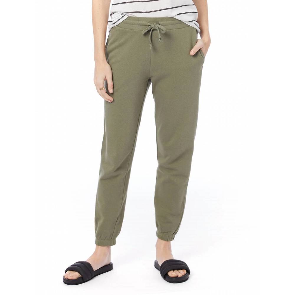 NEW ALTERNATIVE washed terry classic sweatpants in military green